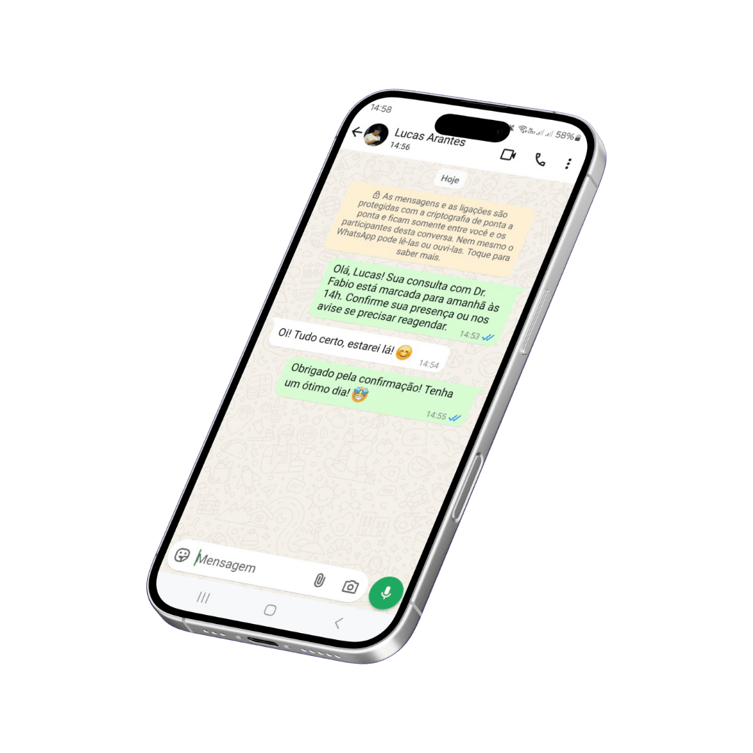 Equipe médica sorridente